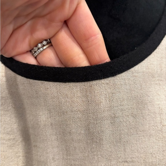 Saint Germaine Paris Vintage Linen Blend 2 Piece Blouse And Jacket Sz Large - Picture 6 of 9